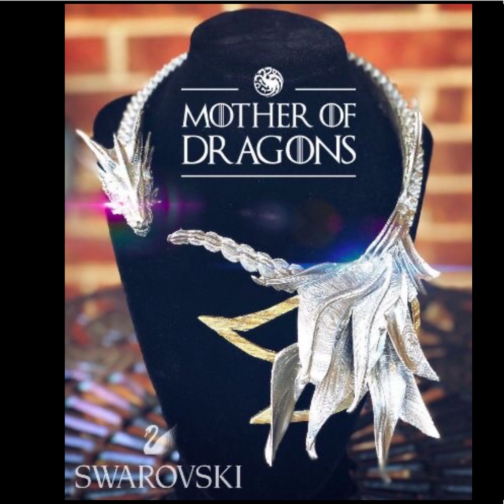 Game of Thrones necklace with Swarovski crystals